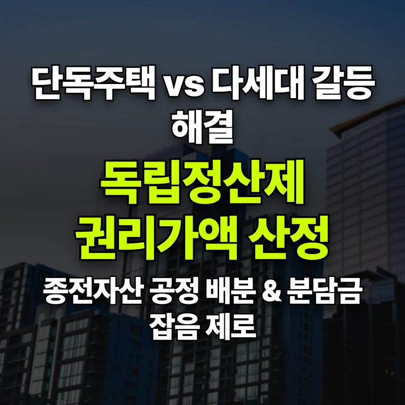 VOL.26 단독주택 vs 빌라 소유자 갈등 100% 해결하는 협상 패키지 - PART 5. 갈등 해결과 리스크 관리 | 도심복합개발 백과사전 썸네일 인포그래픽