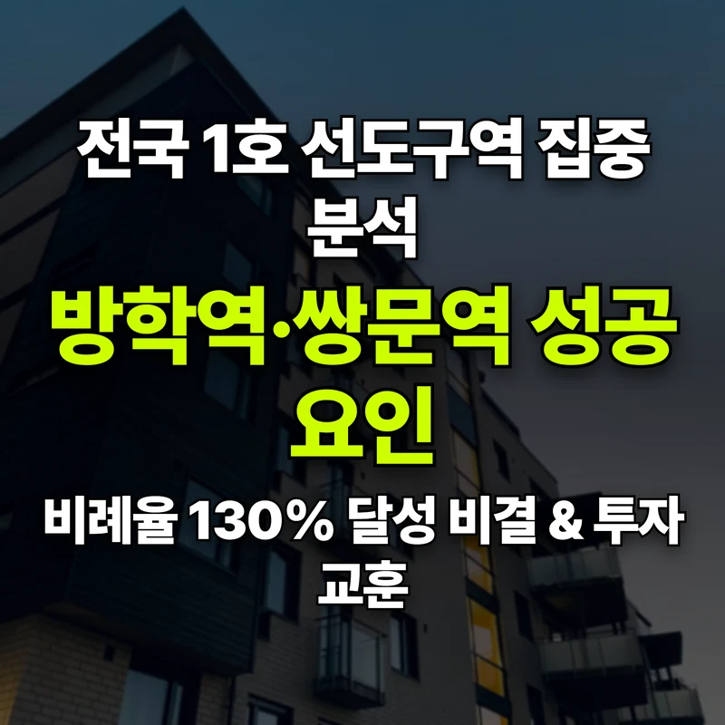 VOL.39 1억으로 서울 신축 아파트 잡는 법: 소액 갭투자 지분 분석 - PART 7. 투자 및 실거주자 전략 | 도심복합개발 백과사전 썸네일 인포그래픽