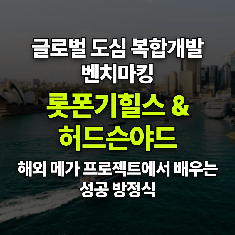 VOL.47 도쿄 롯폰기힐스·뉴욕 허드슨야드: 해외 성공 복합개발의 비밀 - PART 8. 미래 전망과 정책 동향 | 도심복합개발 백과사전 썸네일 인포그래픽